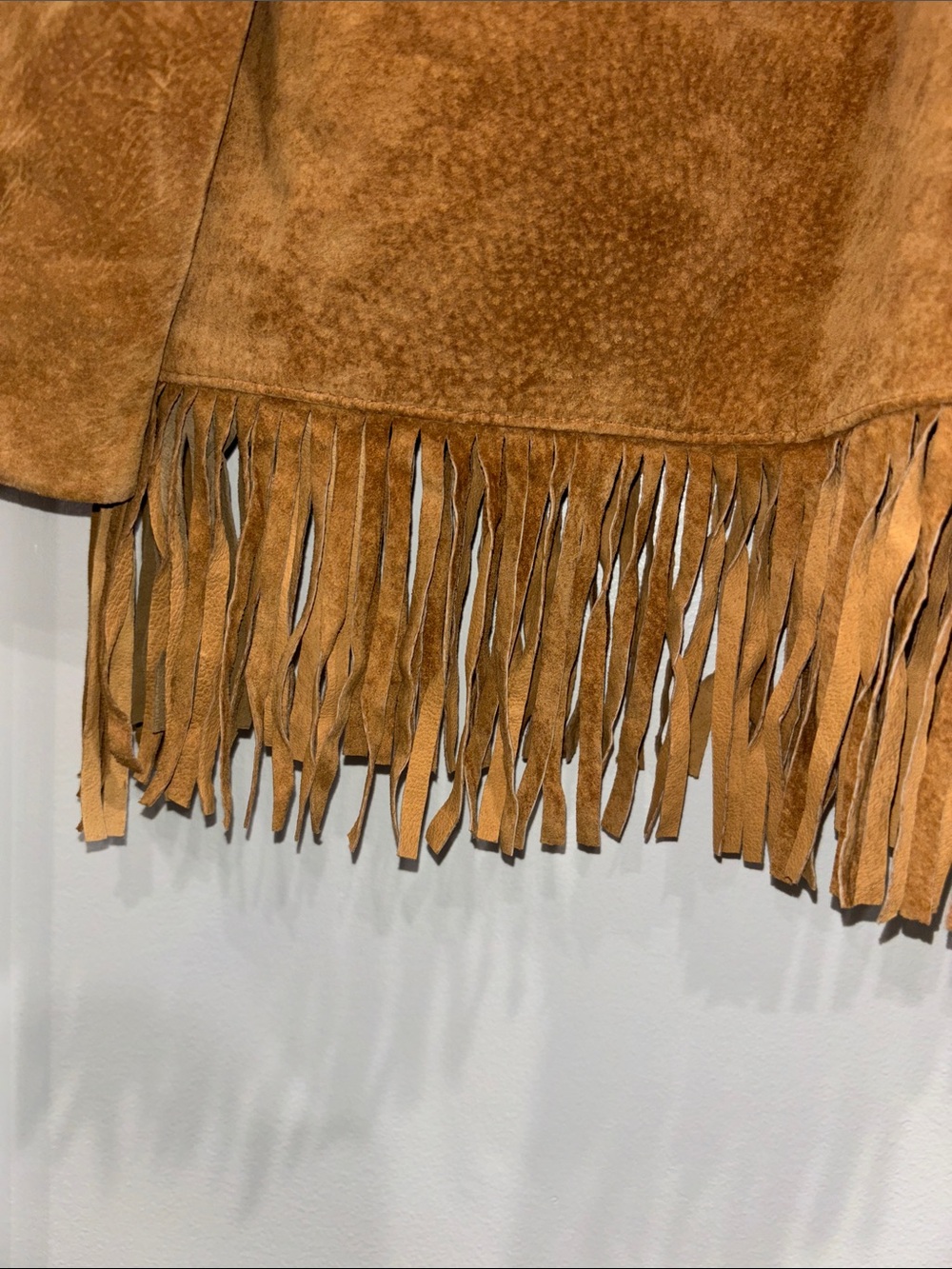 Marlboro Brown Suede Fringed Jacket - Picture 3 of 8